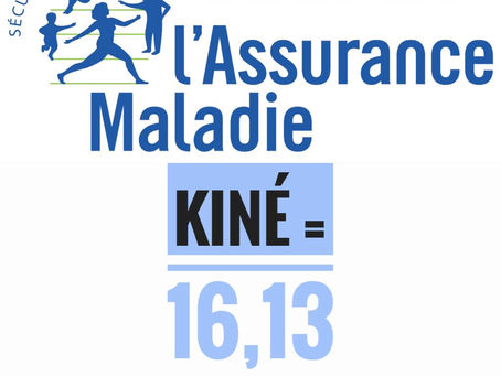 Le Débat du Mardi : Kiné = 16,13 euros !